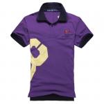 new style ralph lauren col haut tee shirt 2013 hommes cotton prl&co purple
